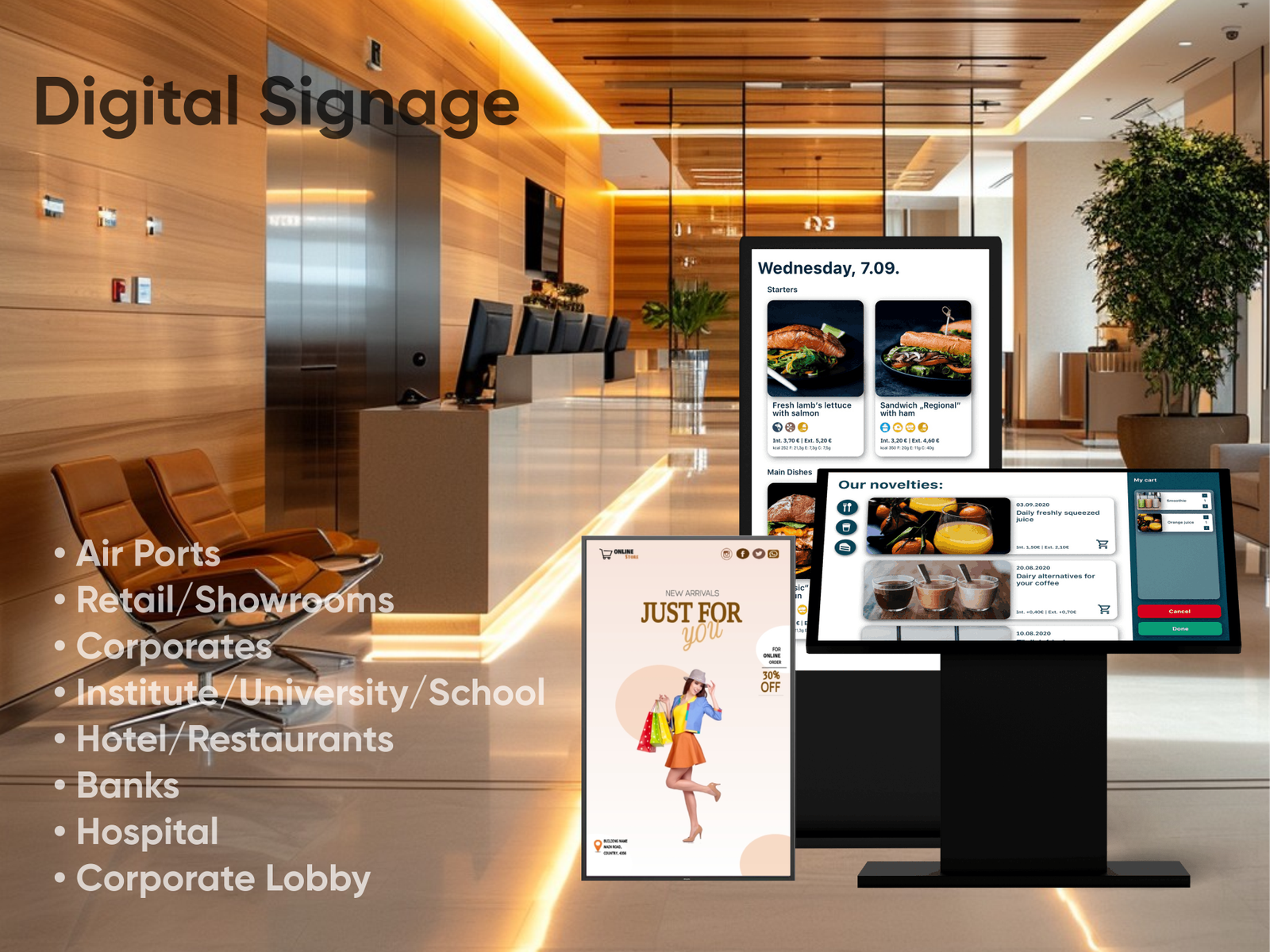 Why Digital Reception Displays Are The Future Of Corporate Lobbies